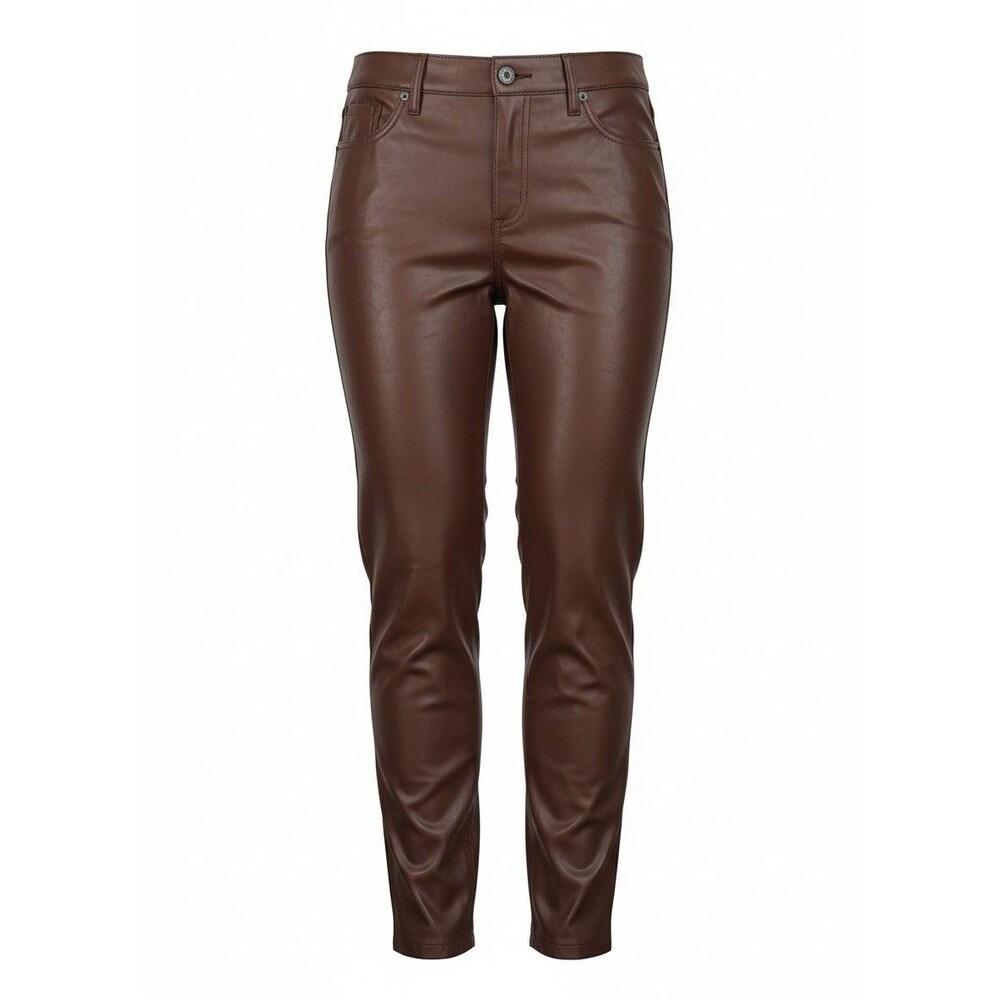 Torrid Women’s Faux Leather Pants Dark Brown Size 14R